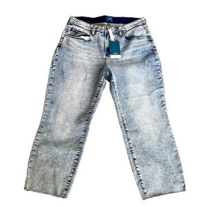NWT JAG Jeans Women's Ruby Mid Rise Straight Crop Jeans - Nomadic Blue Size 18W
